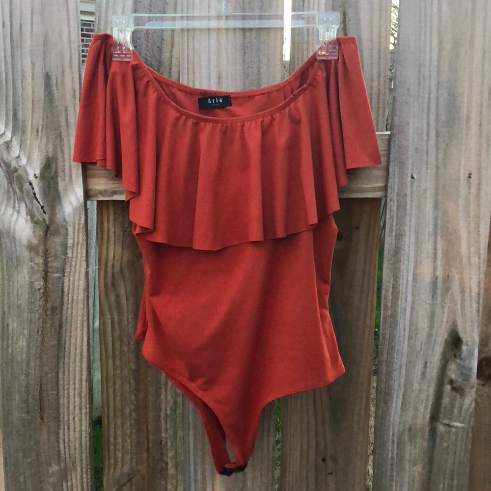 Off the shoulder bodysuit